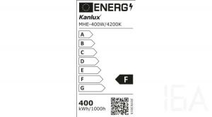 Kanlux MHE-400W/4200K fémhalogén izzó, 12756 Fémhalogén és nátriumlámpa 2