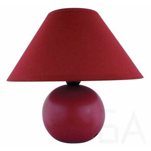 Rábalux  4906 Ariel asztali lámpa, bordó Asztali lámpa 0