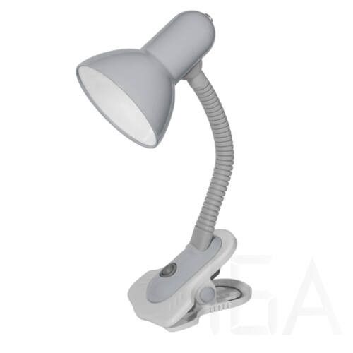 Kanlux SUZI HR-60-SR E27-es 60W gégecsöves csíptetős asztali lámpa, fehér Asztali lámpa 0