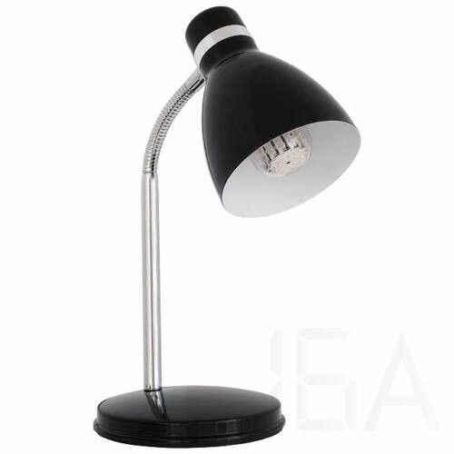 Kanlux ZARA HR-40-B E14-es 40W gégecsöves asztali lámpa, fekete Asztali lámpa 0