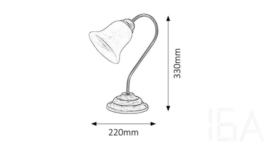 Rábalux  7372 Francesca asztali lámpa, H36cm Asztali lámpa 3