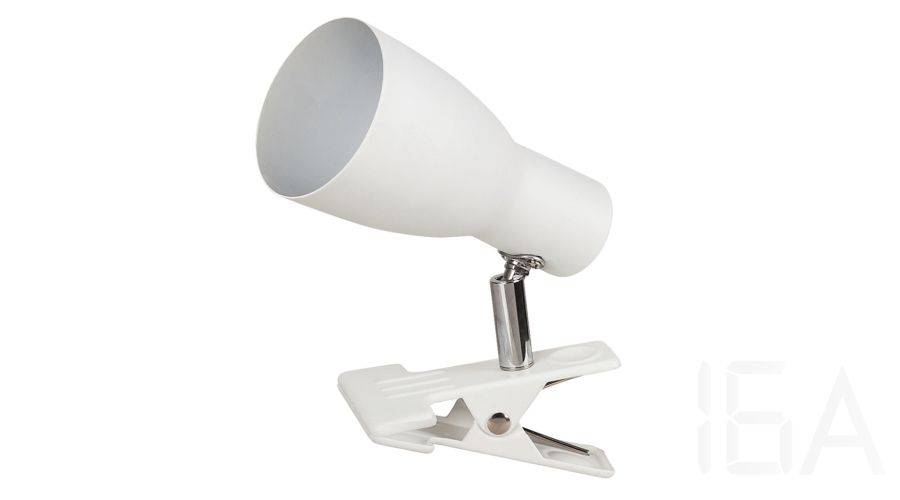 Rábalux  6026 Ebony, 1-es fehér csíptetős szpot lámpa fém burával Fali lámpa 2