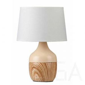 Rábalux  4370 Yvette, természetes stílusú dekoratív asztali lámpa Hálószoba lámpa