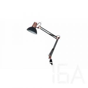 Elmark LUKE asztali lámpa 1XE27 fekete H700mm, 955LUKE1T/BK Hálószoba lámpa