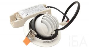 Tracon  DLCOBA10W Beépíthető álmennyezeti LED lámpatest, forgatható Irodai lámpa 3
