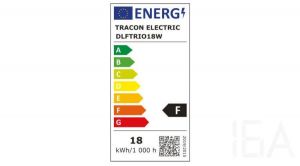 Tracon  Kerek LED fali világítótest állítható színhőmérséklettel, DLFTRIO18W Irodai lámpa 1