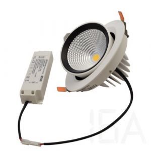 Tracon  DLCOBA35W Beépíthető álmennyezeti LED lámpatest, forgatható Irodai lámpa