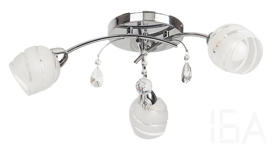 Rábalux  2621 Melissa, modern mennyezeti lámpa üveg kristálydekorációval Mennyezeti lámpa 1