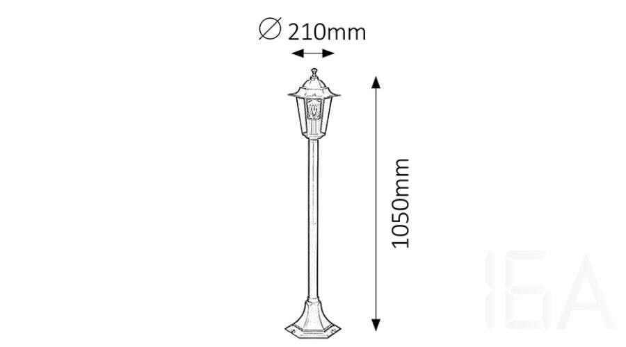 Rábalux  8210 Velence, kültéri állólámpa, H105cm Kültéri állólámpa 2