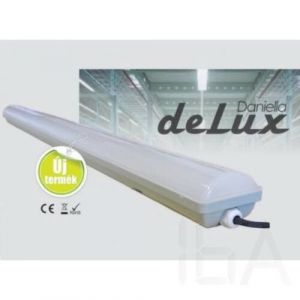Delux  PP-236 Por páramentes lámpatest LED fényforrással szerelve 36W,3000lm,4000K, 180xSMD2835, IP65, PC-búrával, DEL1200 LED armatúra