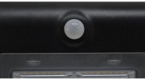 Tracon  Napelemes LED fali világítótest mozgásérzékelővel, fekete, LSLBB3W LED reflektor 3